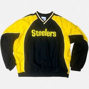 NGL PITTSBURGH STEELERS PULLOVER SWEATSHIRT FULL STITCHED VINTAGE SIZE  XL